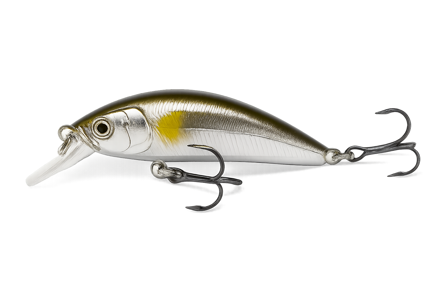 Jiggy Fool's Gold Minnow - 50mm Sinking Minnow Lure with Balanced Profile for Bass and Pike
