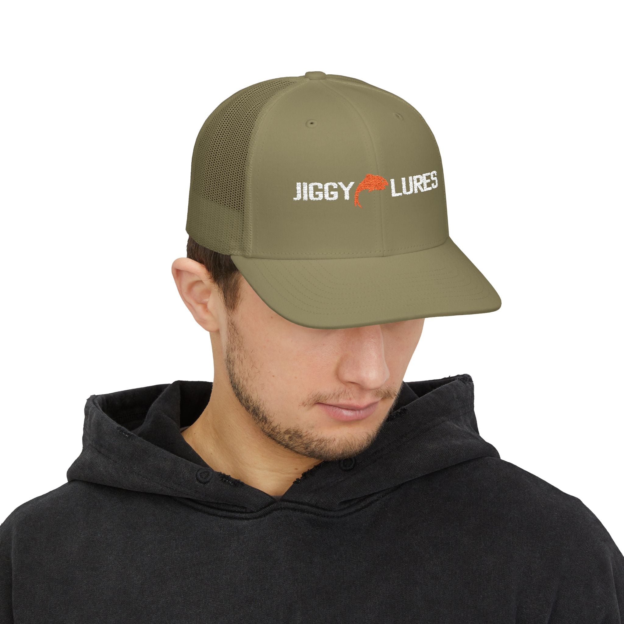 Jiggy Lures Full-Logo Trucker Hat