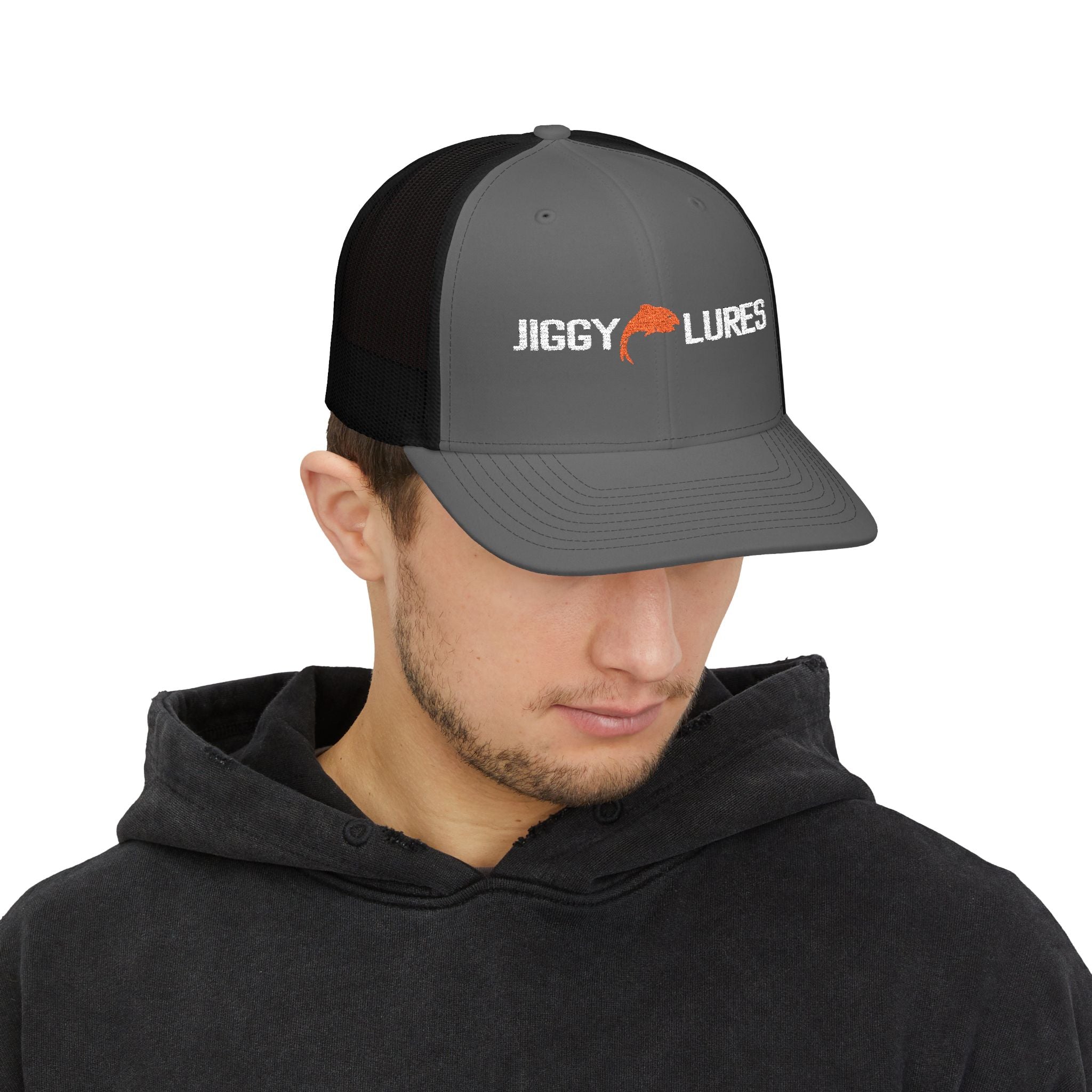 Jiggy Lures Full-Logo Trucker Hat
