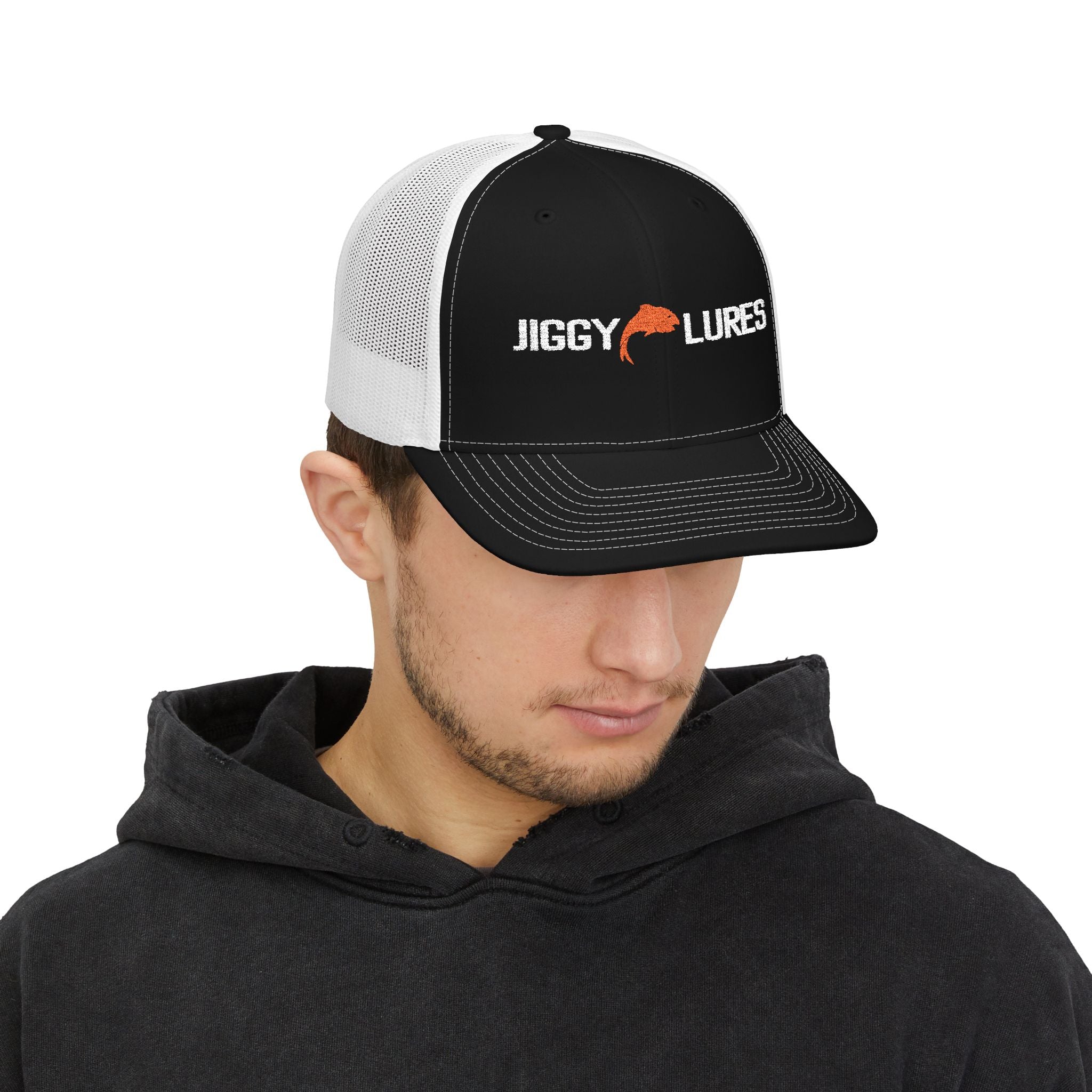 Jiggy Lures Full-Logo Trucker Hat