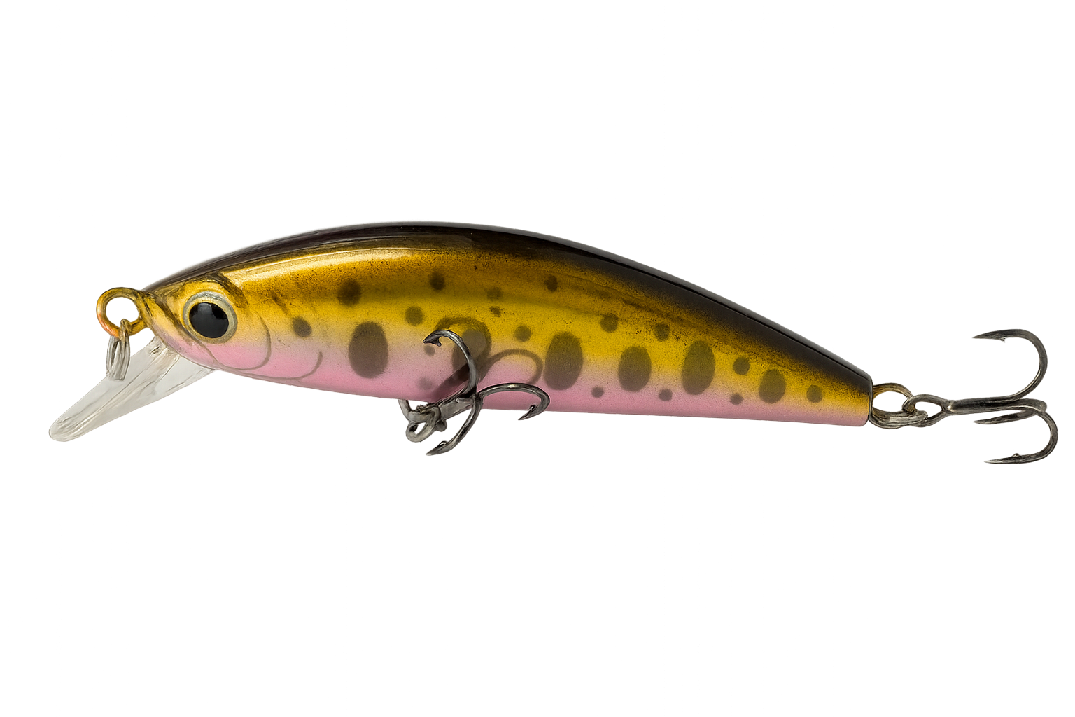 Jiggy Midnight Minnow Spotted - 50mm Sinking Minnow Lure with Spotted Pattern for Precision Strikes