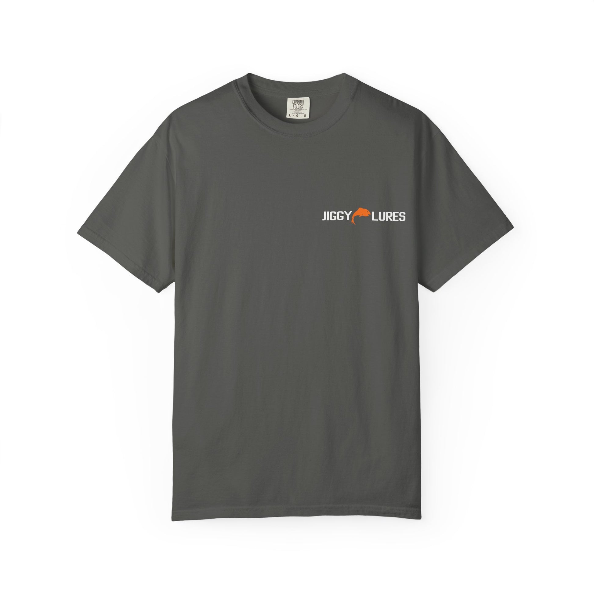 Stay Hooked Jiggy Lures Shirt - Premium Fishing Tee in Black, Navy, Graphite and More