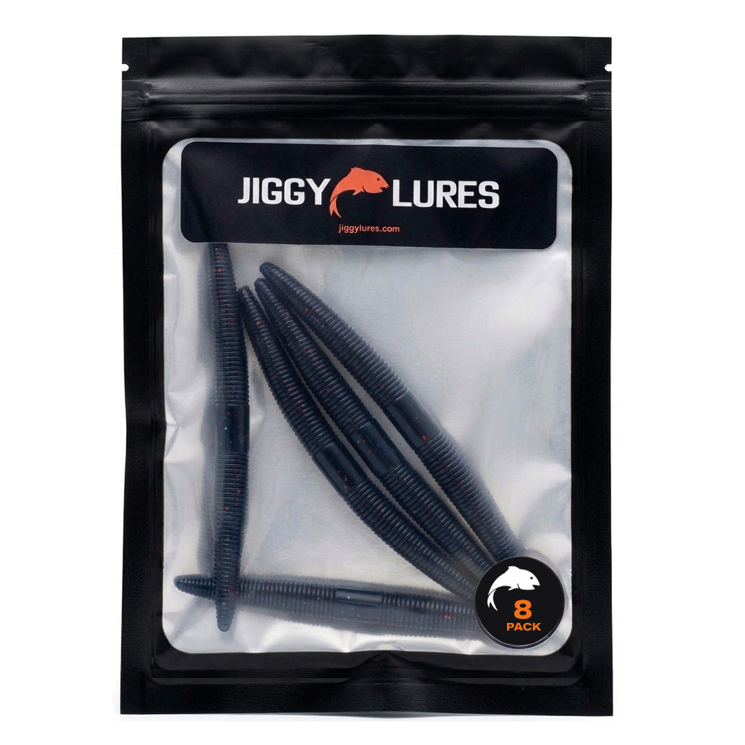 Jiggy Soft Worm Twilight (8 Pack)
